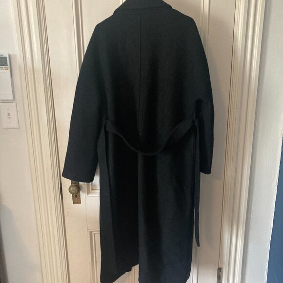 Boden Belted Textured Maxi Coat - Picture 3 of 8